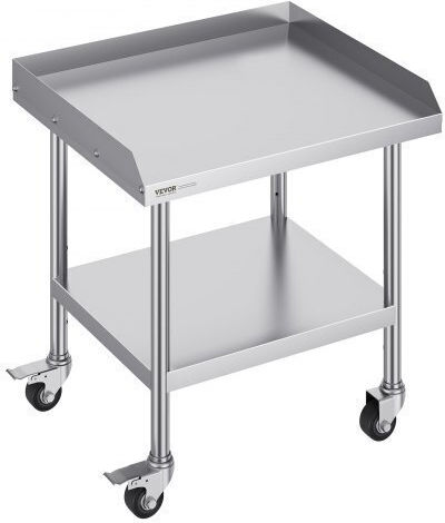 Τραπέζι Εργασίας Ανοξείδωτο Vevor 24"x28" Ρόδες Επαγγελματική Χρήση Cfbxggztdjlsbzdtcv0