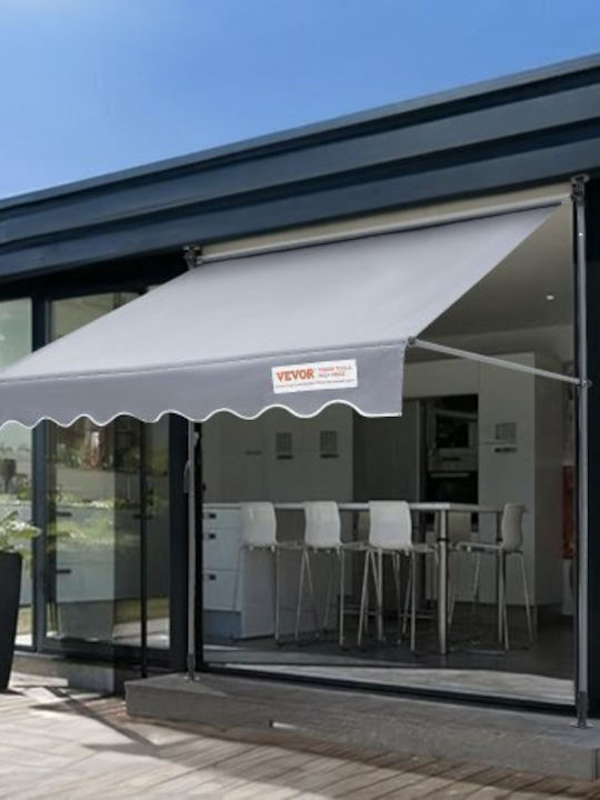 Vevor Τέντα Βεράντας Γκρι 2x1.2m