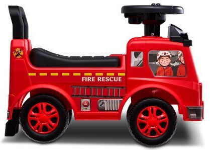 Vevor Fire Rescue Αυτοκινητάκι Ride On για 12+ μηνών Κόκκινο