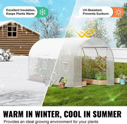 Vevor SDXWS10X7X7F4BYNQV0 Greenhouse Tunnel 2.9x2x1.9m