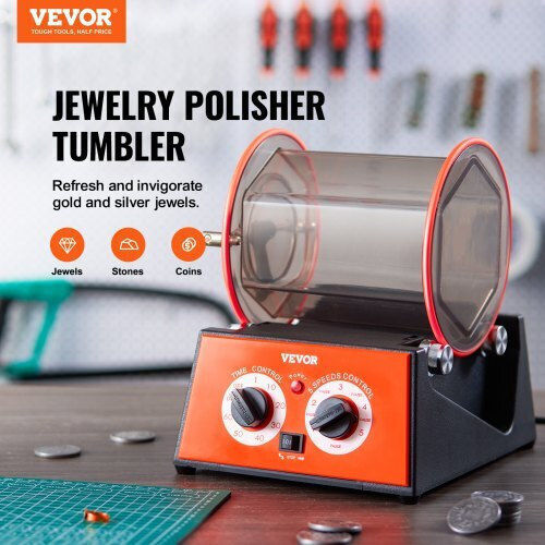 Vevor 5kg Rotary Polishing Tumbler Jewelry Gemstones Wspgjcssdk5kg4qezv2