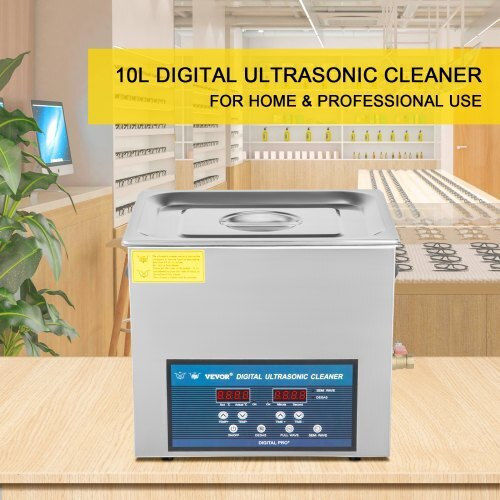 Vevor Ultrasonic Cleaner 10L with Mechanical Timer