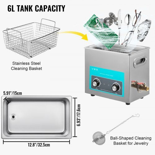 Vevor Ultrasonic Cleaner 6.5lt