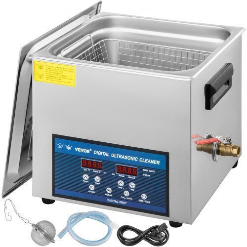 Vevor Ultrasonic Cleaner 10L with Mechanical Timer