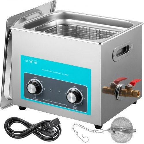Vevor Καθαριστής Υπερήχων 15lt με Μηχανικό Χρονοδιακόπτη