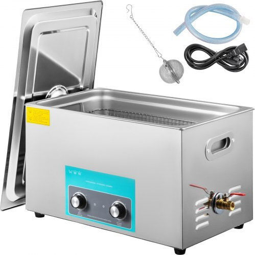 Vevor Curățător Ultrasonic 22lt Inox Cu Temporizator Mecanic