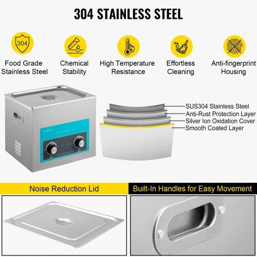 Vevor Ultrasonic Cleaner 10lt