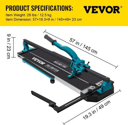 Vevor Tile Cutter Manual 1200mm