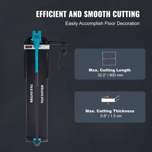 Vevor Κόφτης Πλακιδίων Χειροκίνητος 800mm