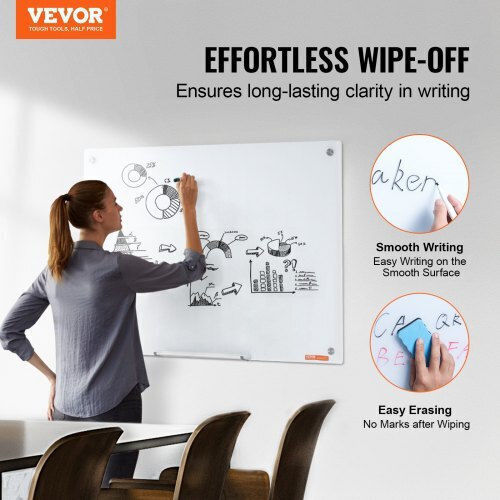 Vevor Μαγνητικός Πίνακας Μαρκαδόρου Κρεμαστός 91.44x60.96cm