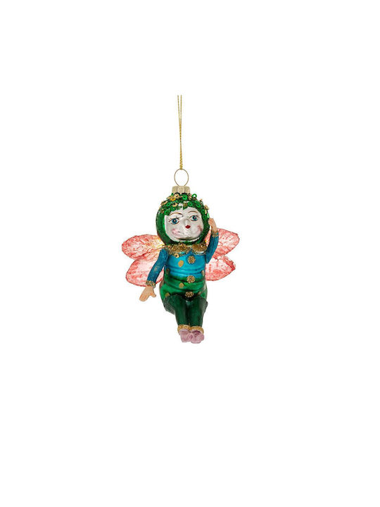 Κρεμαστο Hanging Fairy Glass Multicolour 4x7cm