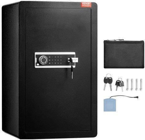 Vevor Safe with Digital Lock L42xW38xH70cm DMBXXLS452CUYI3X5V9
