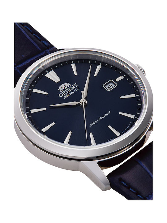 Orient Contemporary Men's Watch 42mm Automatic with Blue Leather Strap
