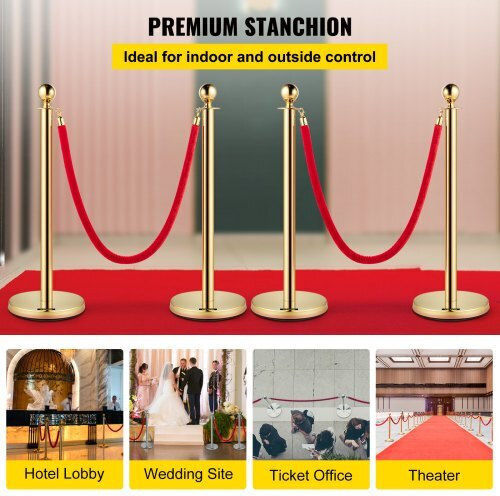 Vevor Safety Barrier Post Gold GLZJS1.5M2GHRS4JTV0