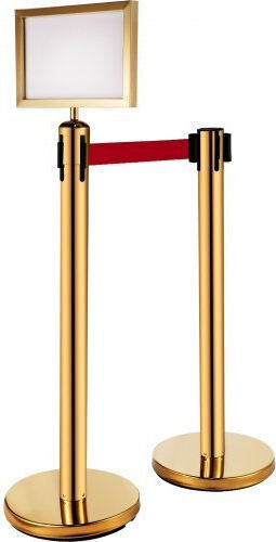 Vevor Safety Barrier Post Gold GLZ-CBTZ-JS-6JT01V0