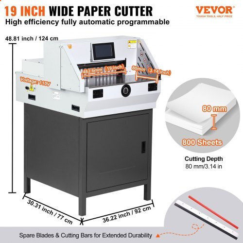 Vevor Büroschneidemaschine 48.26cm