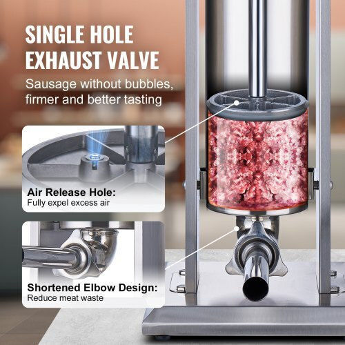 Vevor Sausage Filler Machine 7lt 38.5x15x78.5cm