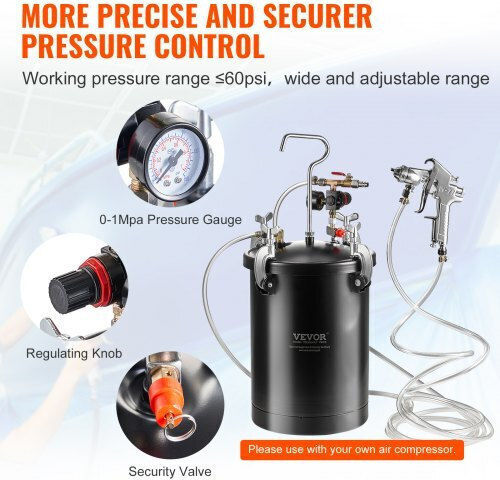 Vevor Air Spray Paint Gun Floating Tumbler 4mm