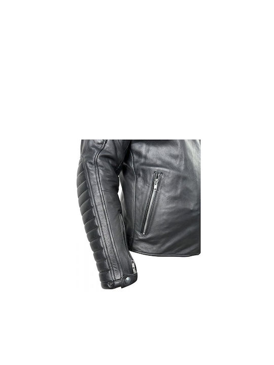 Nordcode Rebel Bărbătesc Geacă de motocicletă De piele 4 Sezoane Negru