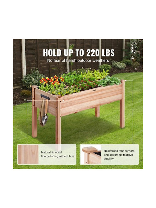 Vevor Topf Hölzernes 120x58x76cm.
