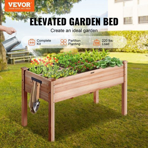 Vevor Γλάστρα Ξύλινη 120x58x76εκ.