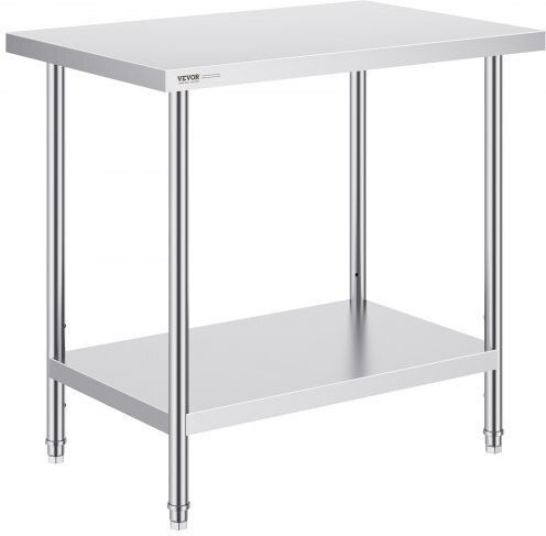 Vevor Masă din oțel inoxidabil L60.96xl91.44xH86.36cm