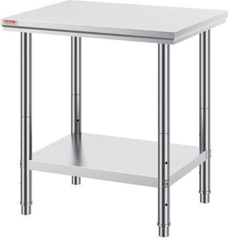 Vevor Steel Workbench L60xD76xH80cm