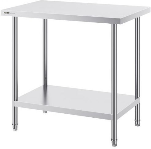 Vevor Masă din oțel inoxidabil L60.96xl91.44xH86.36cm