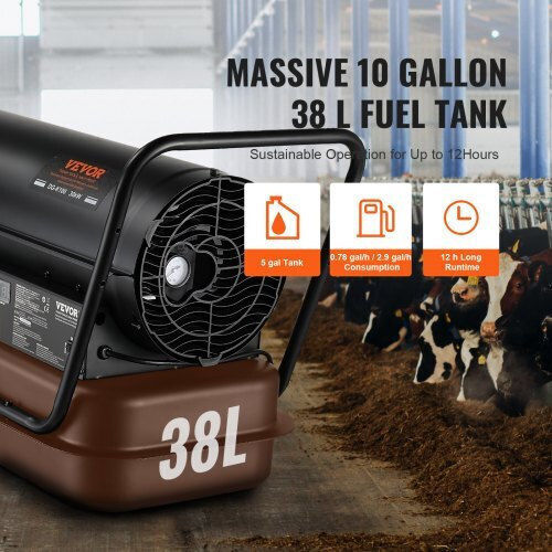 Vevor Industrial Oil Air Heater 30kW