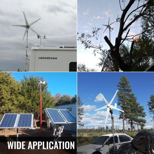 Vevor Ανεμογεννήτρια Ονομαστικής Ισχύος 500W