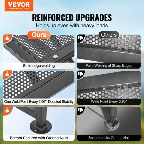 Vevor Goat Cutting Stand 51x23" Black Scxjjhsytm519zqt8v0