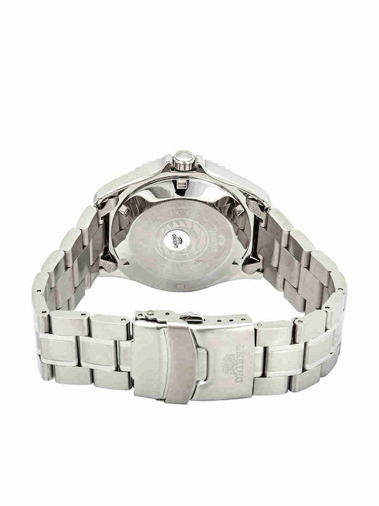 Orient Men's Watch 42mm Automatic with Silver Metal Bracelet