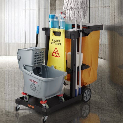 Vevor Janitor & Housekeeping Cart 94.6lt