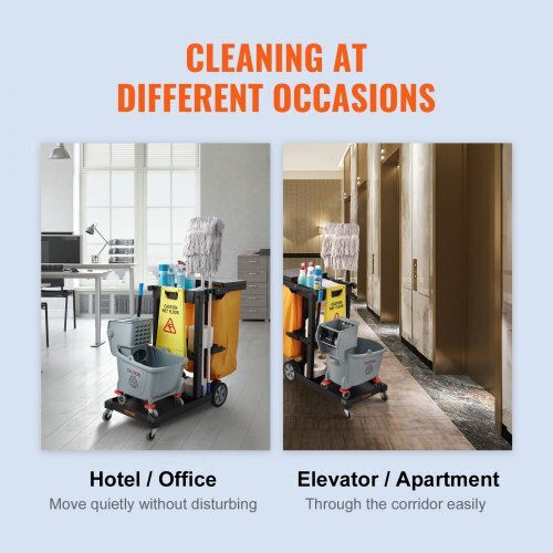 Vevor Janitor & Housekeeping Cart 94.6lt