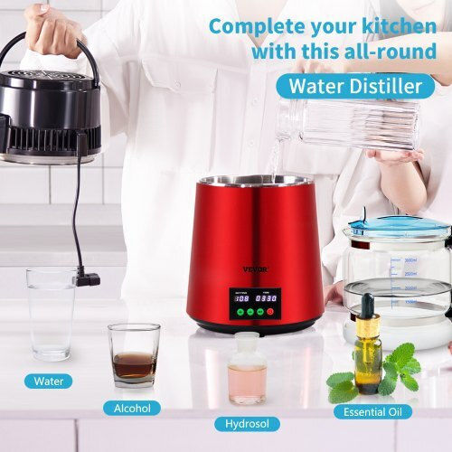 Vevor 4L 750W Red Water Distiller D1lh1lh4l220v0vtnv2