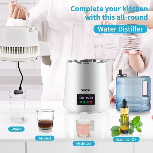 Vevor 4L Water Distiller with Time & Temperature Display White D1lh4l1lh220vy79gv2