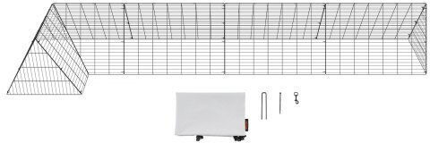 Vevor Metallic Poultry Coop L1.57 x W0.39 x H0.24m
