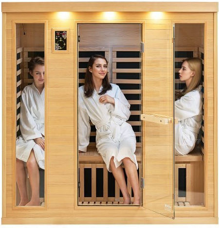 Vevor Infrarot Sauna Für 3-4 Personen Innenbereich
