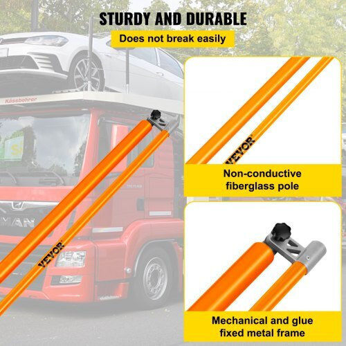 Adjustable Truck Height Gauge Vevor 15' Fiberglass Gdssclgbd15ftkqs0v0