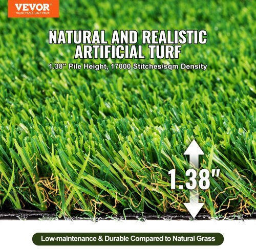 Natural Turf in Roll 0.9x1.5m and 35mm Height