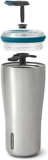 Black+Blum Ποτήρι Θερμός Ανοξείδωτο 600ml Ασημί