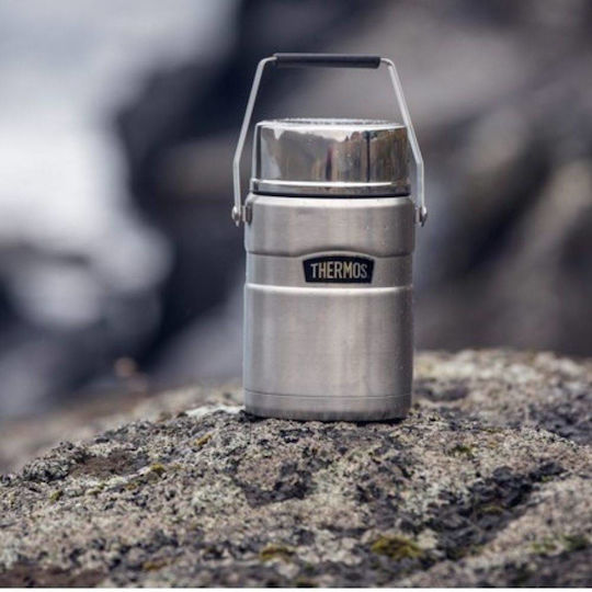 Thermos Lunchbox Isolierte Lunchbox Inox Silber 1390ml 1Stück
