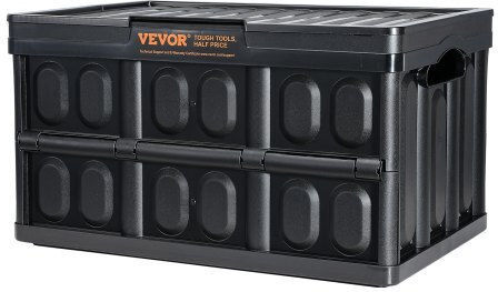 Vevor Πλαστικό Κουτί Αποθήκευσης με Καπάκι 45lt 3τμχ