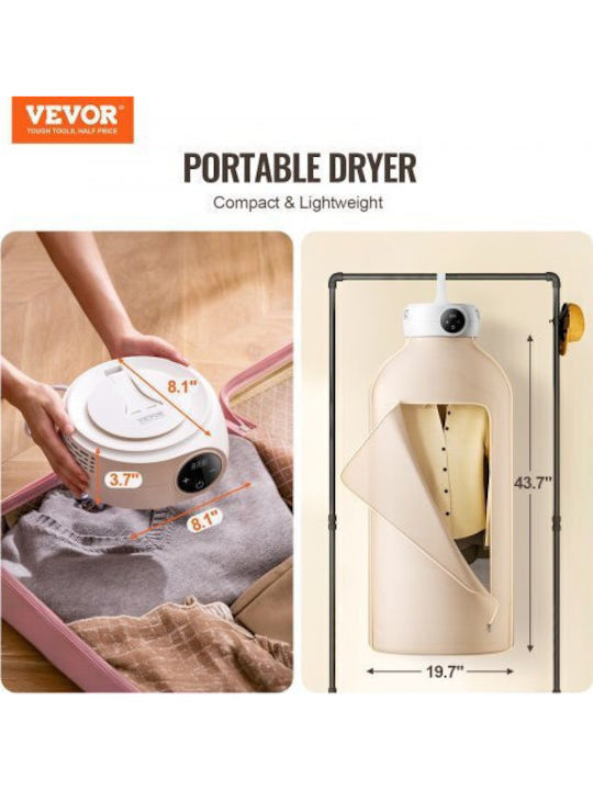 Vevor Πτυσσόμενη Απλώστρα Δαπέδου 600W με Μήκος Απλώματος 3.7m