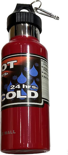 HOMie Bottle Thermos Stainless Steel 450ml Red