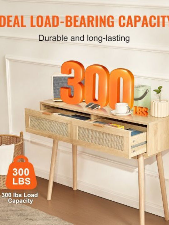 Konsole Natural L100xB30xH74.5cm