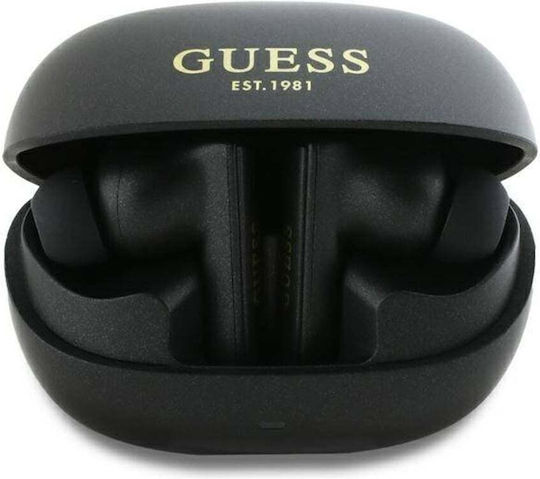 Guess Printed Logo In-ear Bluetooth Handsfree Earphones Black