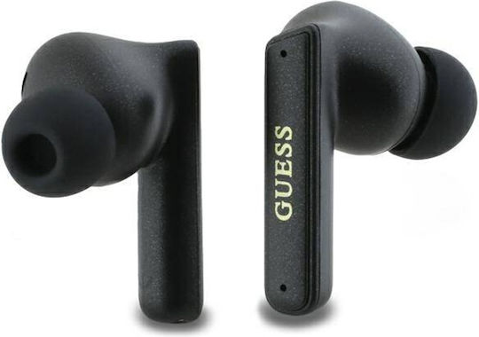 Guess Printed Logo In-ear Bluetooth Handsfree Earphones Black