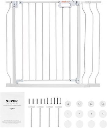 Vevor Door Dog made of Plastic in White Color 76.2 x 76.2 x 99cm