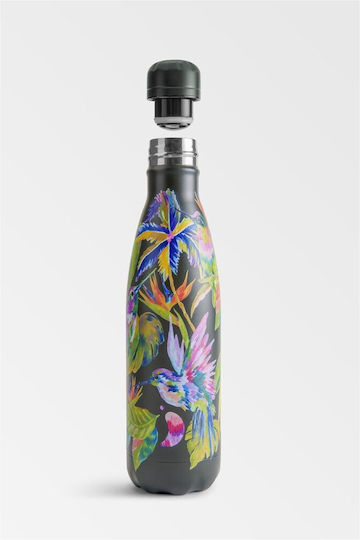 Chilly's Seria Tropical Sticlă Termos Oțel Inoxidabil Fără BPA 500ml Tropical Midnight Jungle